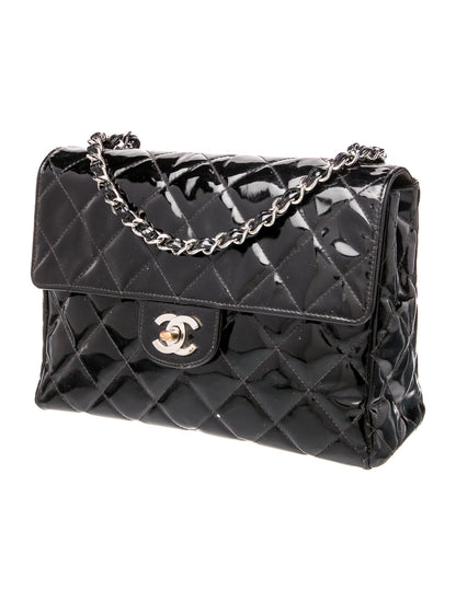 Chanel Patent Square Flap Bag