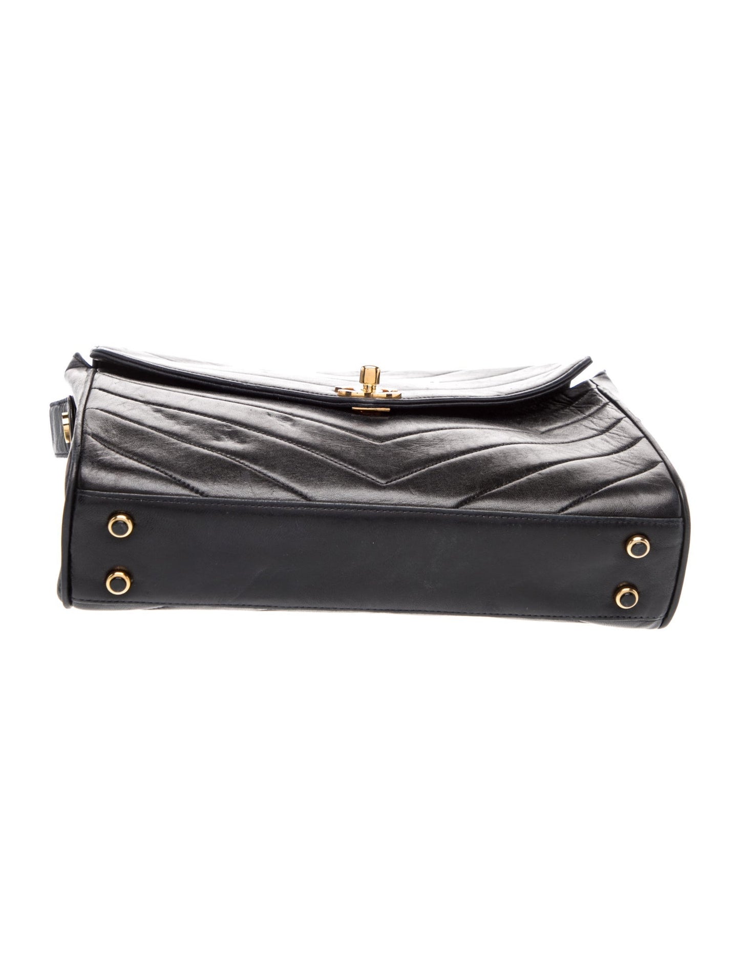 Chanel Vintage Chevron Flap Bag
