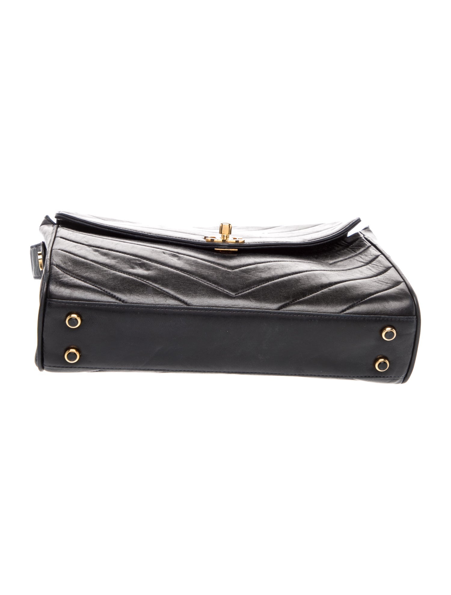 Chanel Vintage Chevron Flap Bag