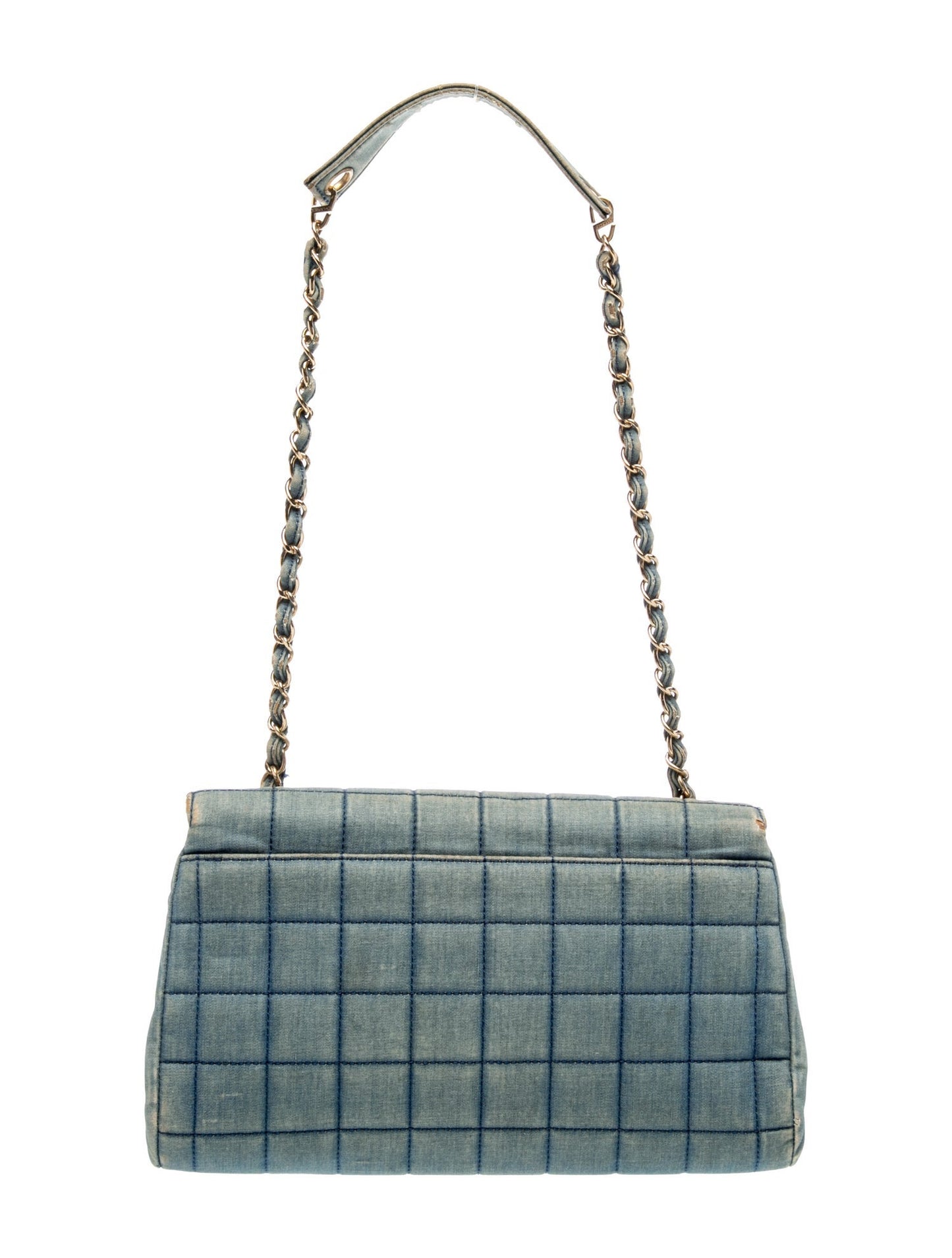 Chanel Denim Chocolate Bar Flap Bag