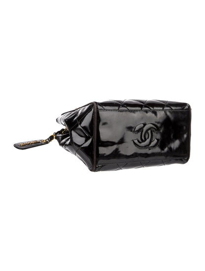 Chanel Mini Patent Quilted Tote