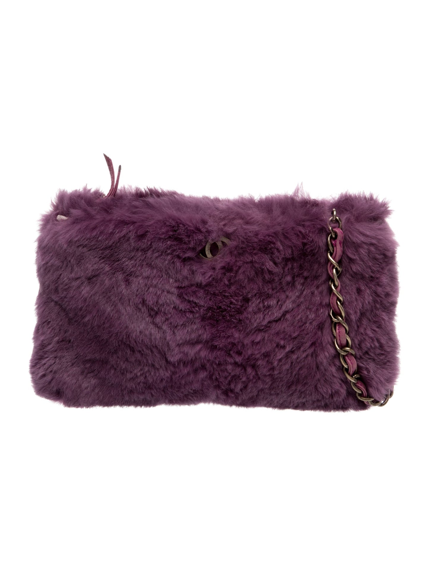 Chanel Orylag Fur CC Shoulder Bag