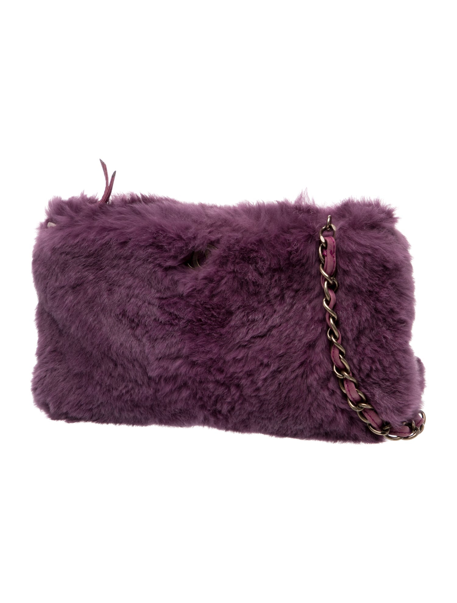 Chanel Orylag Fur CC Shoulder Bag