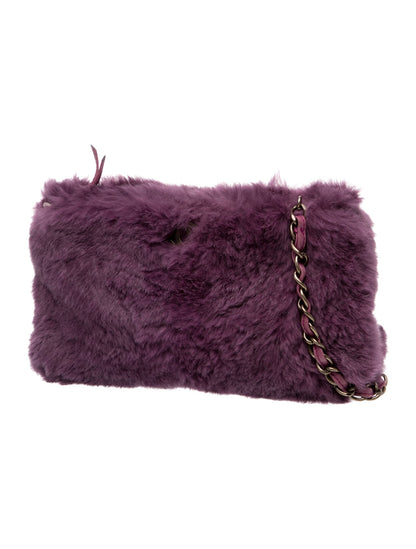 Chanel Orylag Fur CC Shoulder Bag