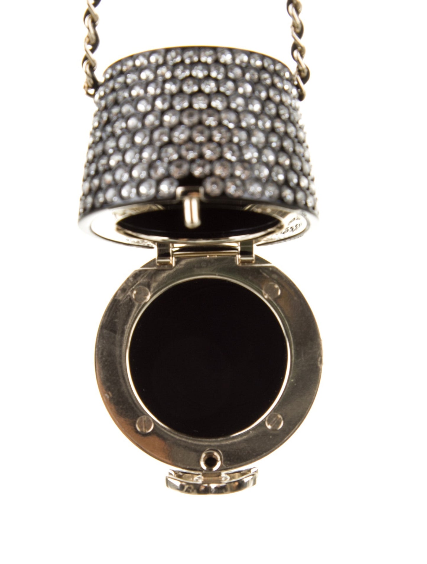 Chanel Strass Lipstick Holder w/ Chain
