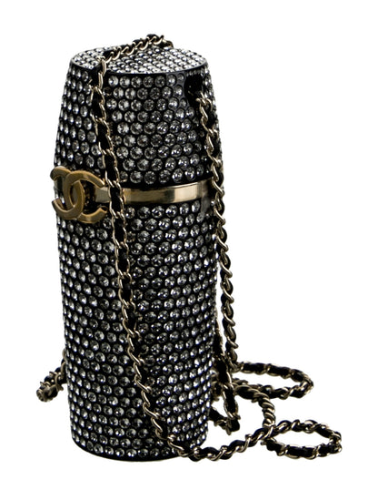 Chanel Strass Lipstick Holder w/ Chain