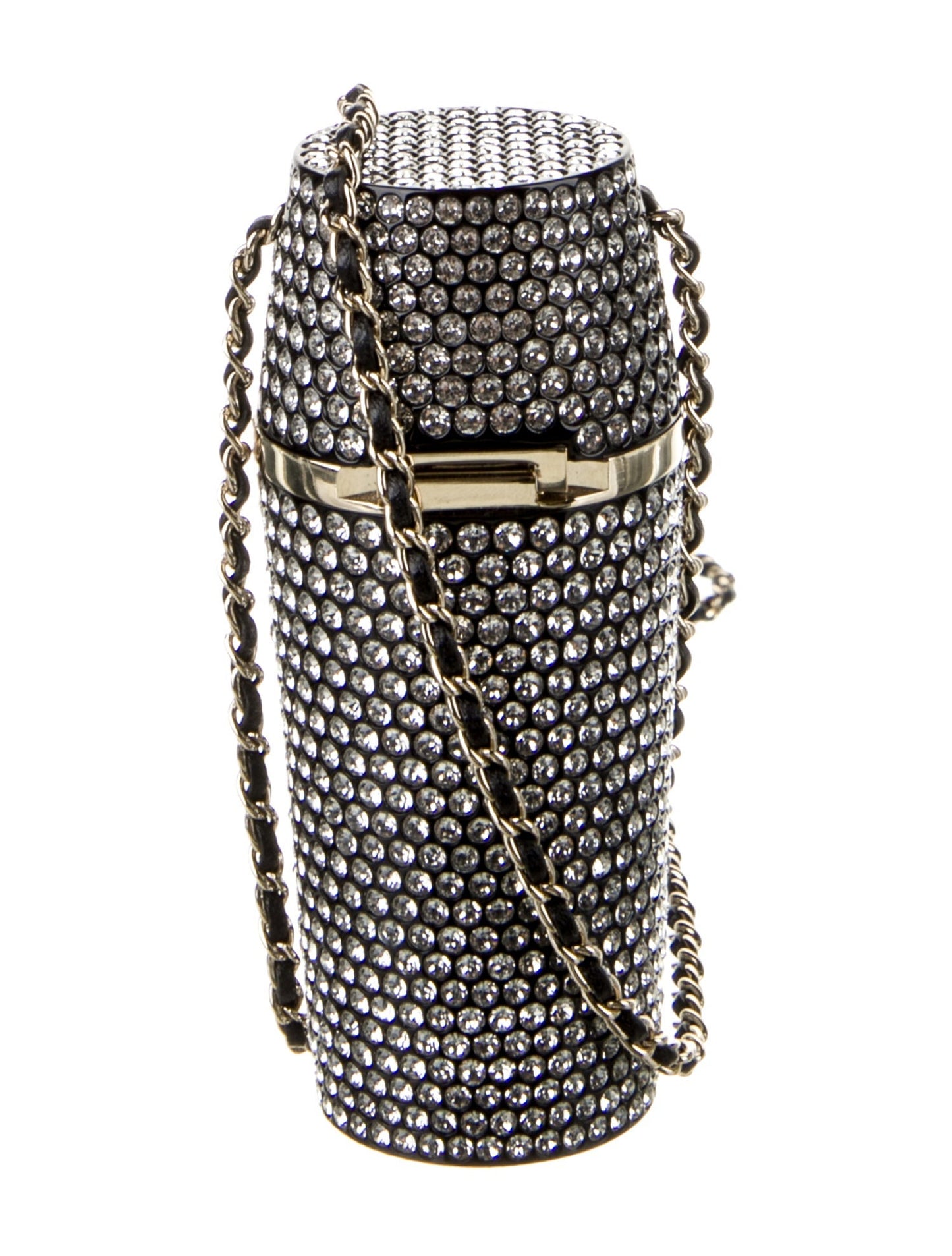 Chanel Strass Lipstick Holder w/ Chain