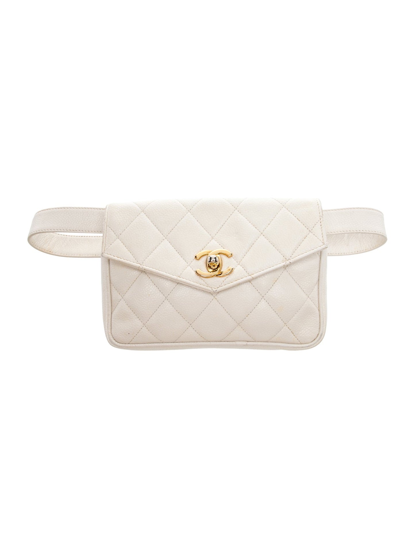 Chanel Quilted Caviar Leather CC Waist Bag