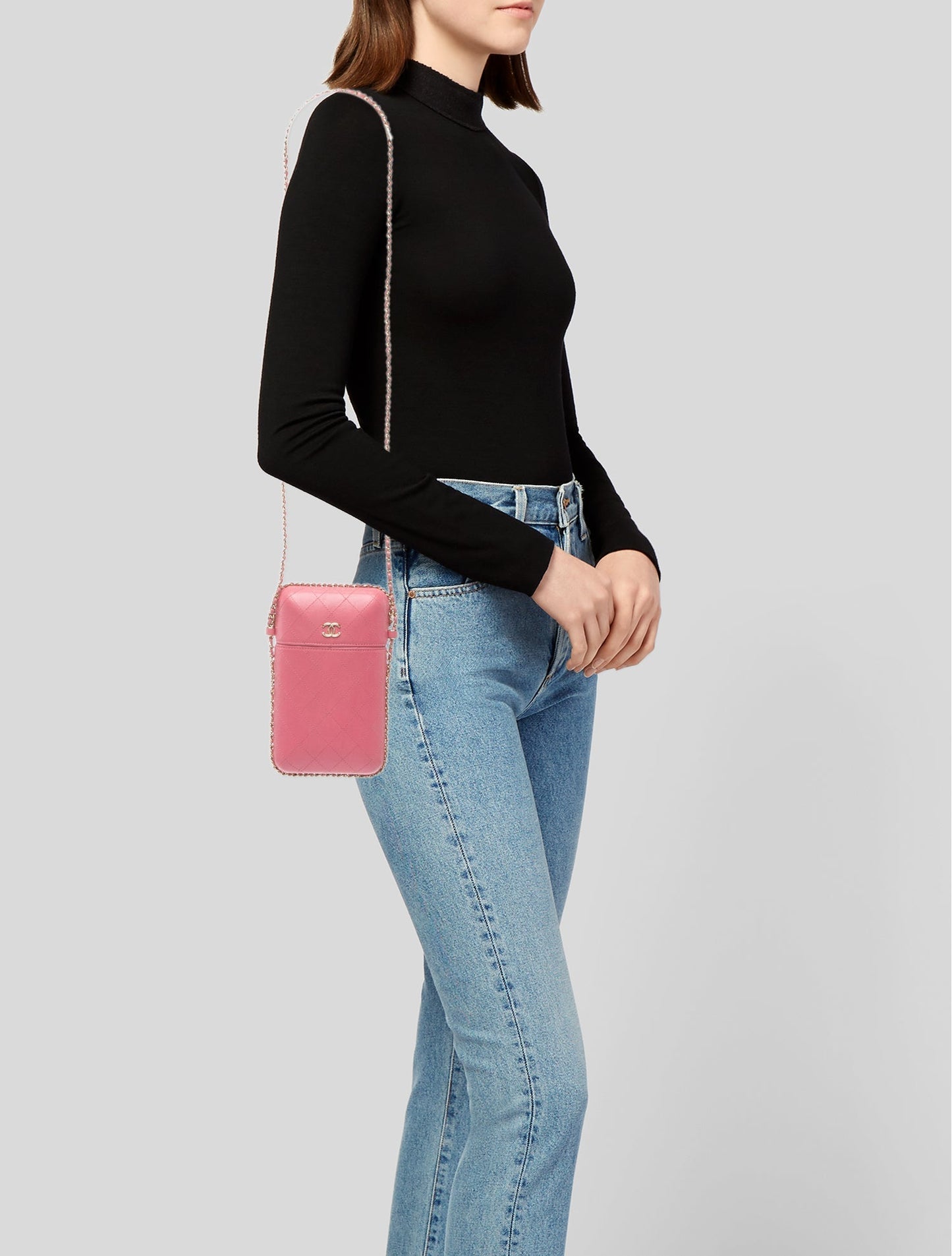 Chanel Chain Around Phone Holder