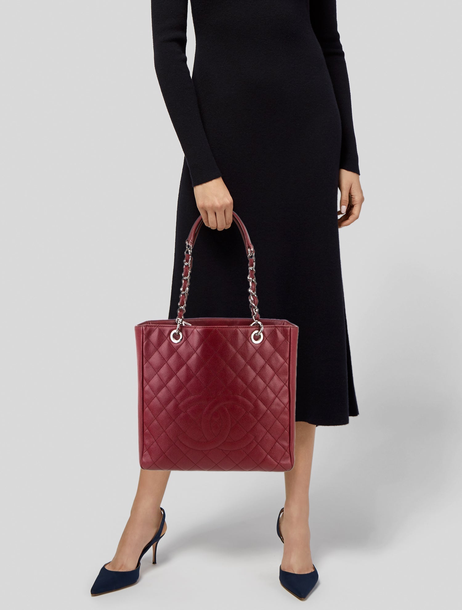 Chanel Vertical Grand Shopping Tote
