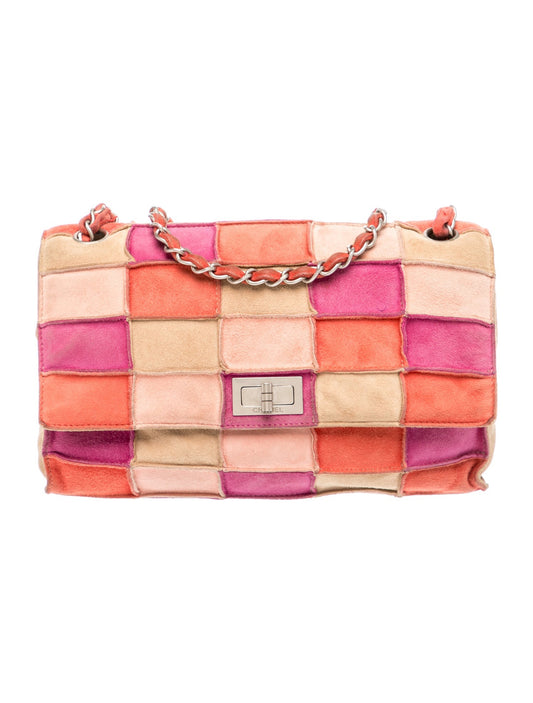 Chanel Suede Patchwork Reissue Flap Bag