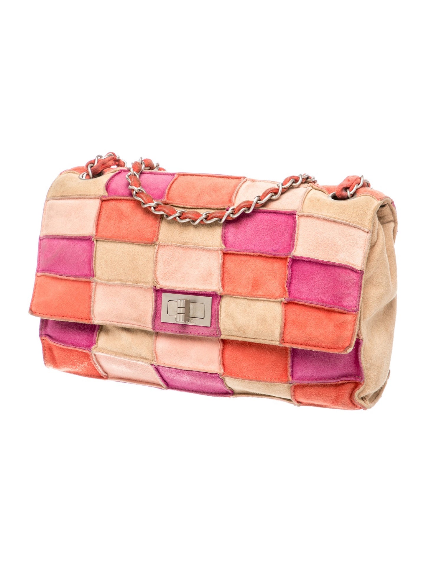 Chanel Suede Patchwork Reissue Flap Bag