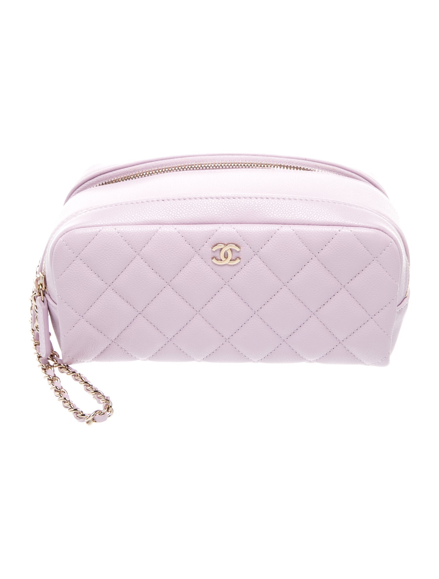 Chanel Caviar Quilted Toiletry Case