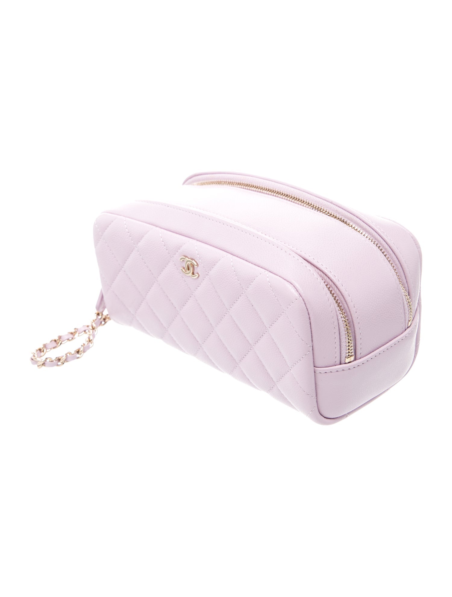 Chanel Caviar Quilted Toiletry Case