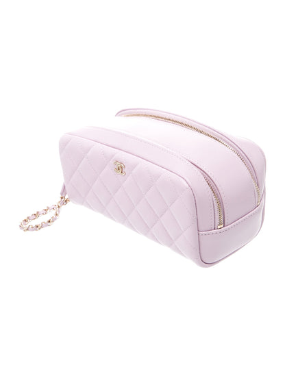 Chanel Caviar Quilted Toiletry Case