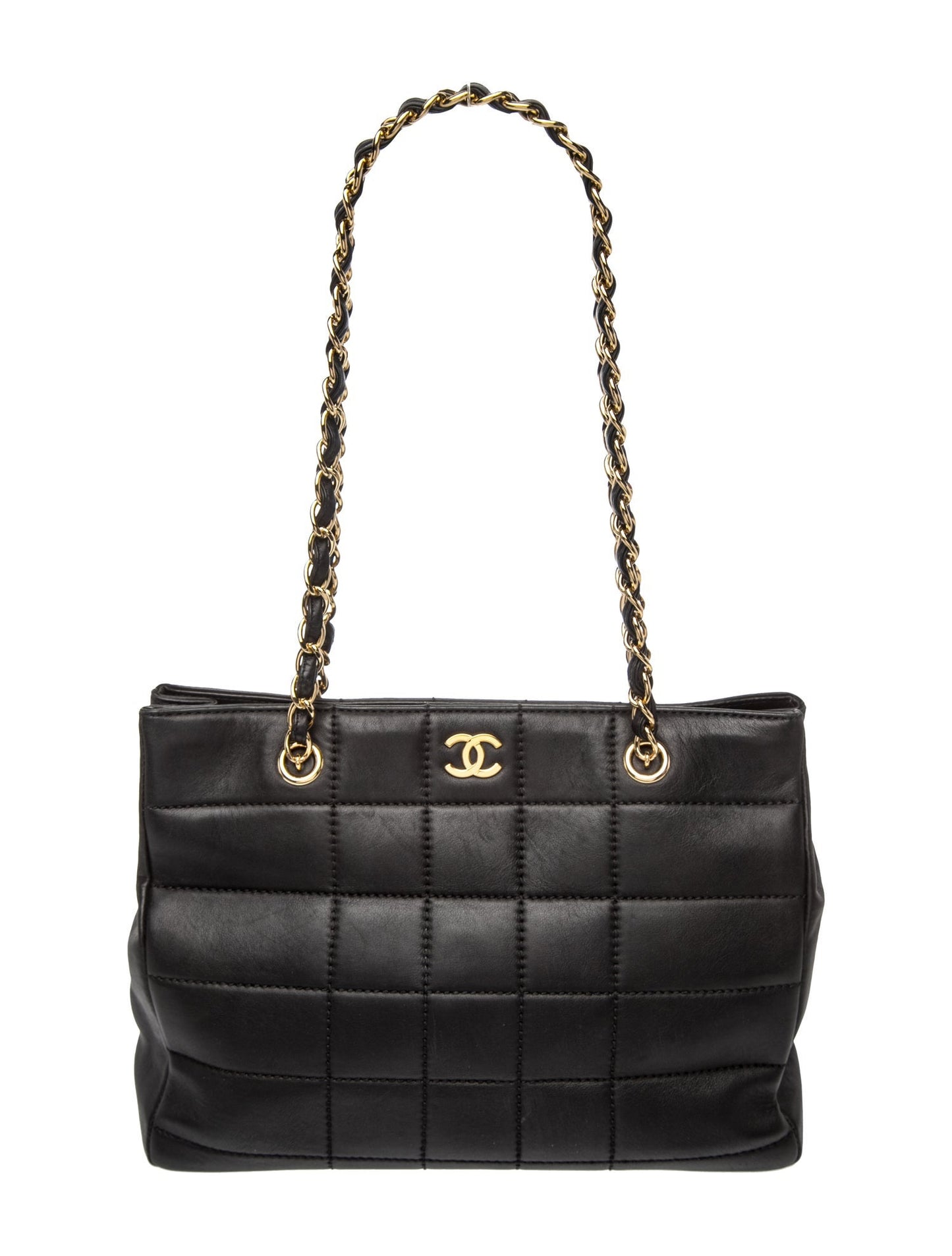 Chanel Square Quilt Shopping Tote