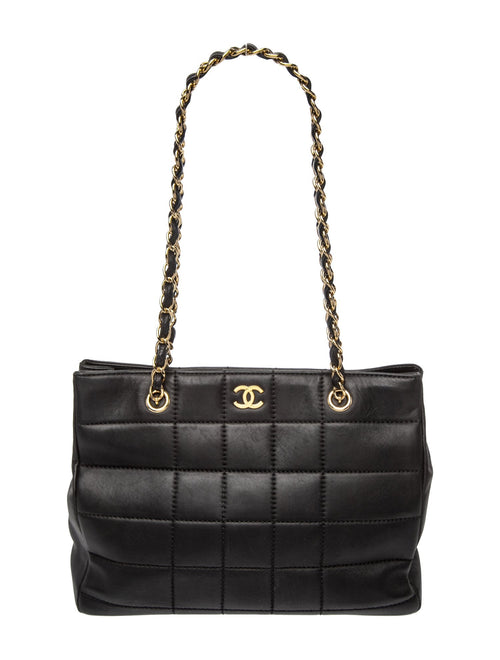 Chanel Square Quilt Shopping Tote