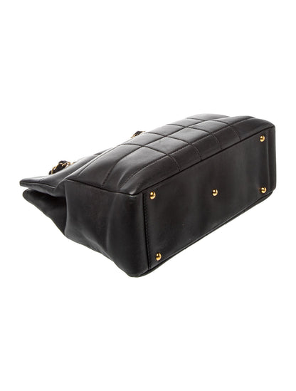 Chanel Square Quilt Shopping Tote