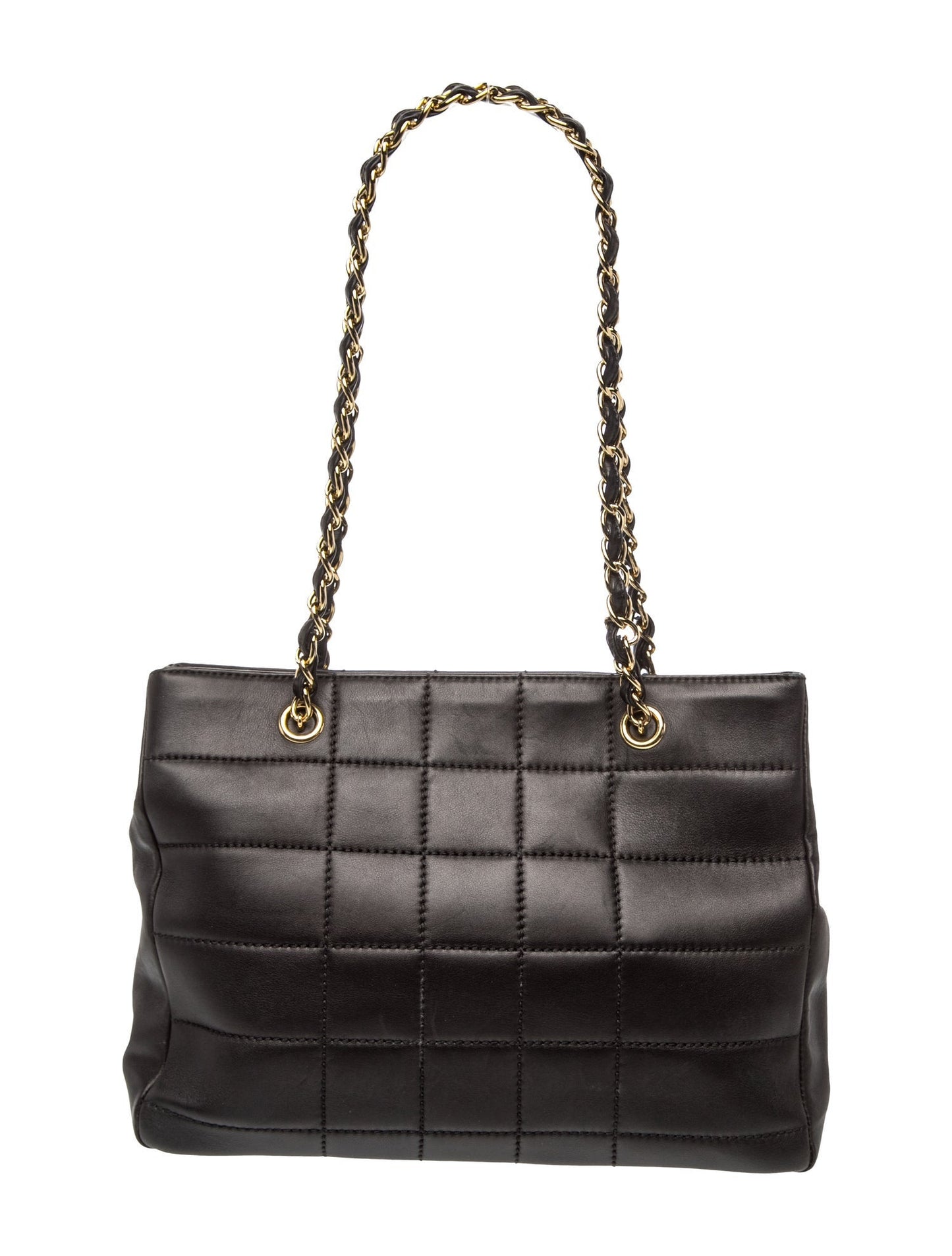 Chanel Square Quilt Shopping Tote
