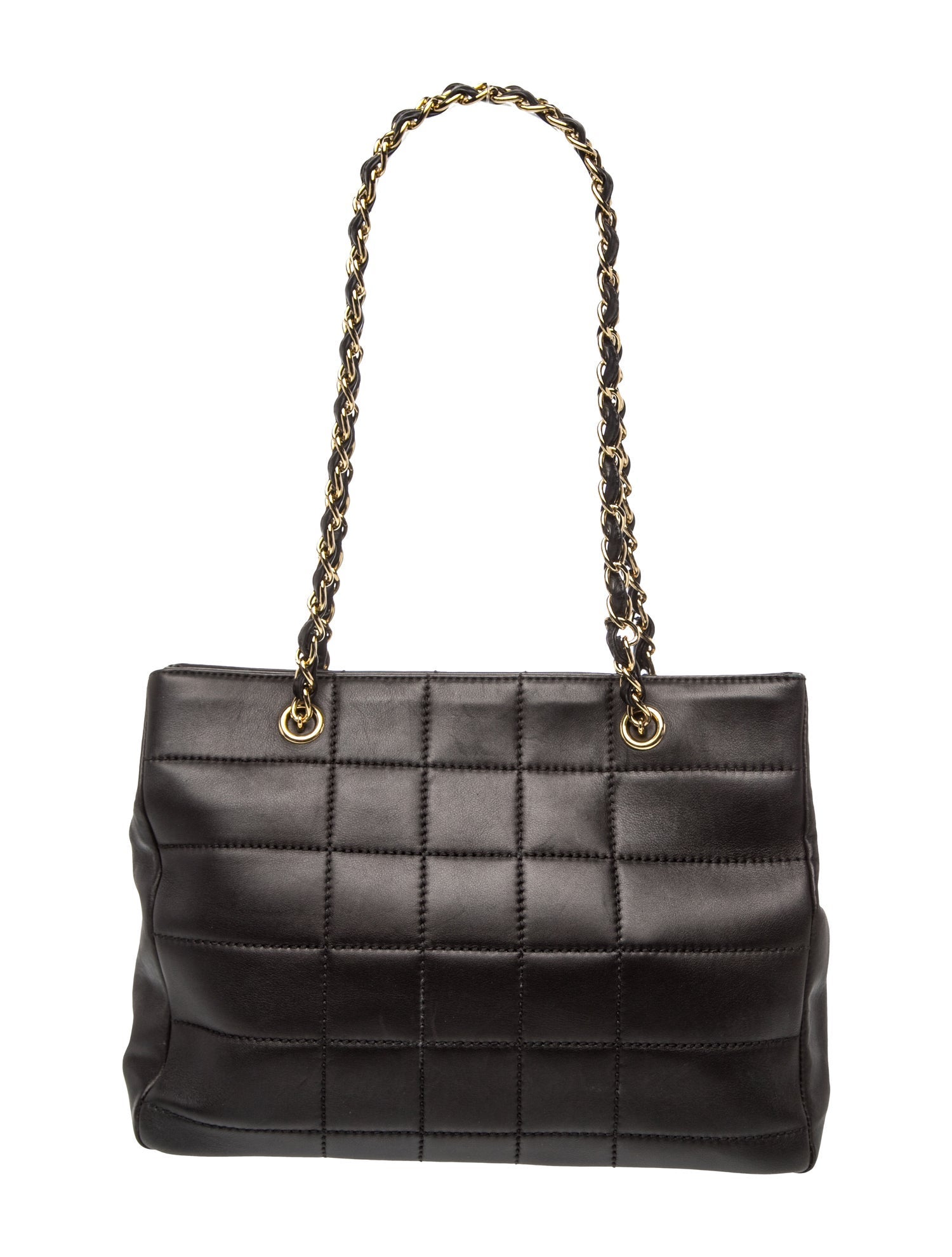 Chanel Square Quilt Shopping Tote