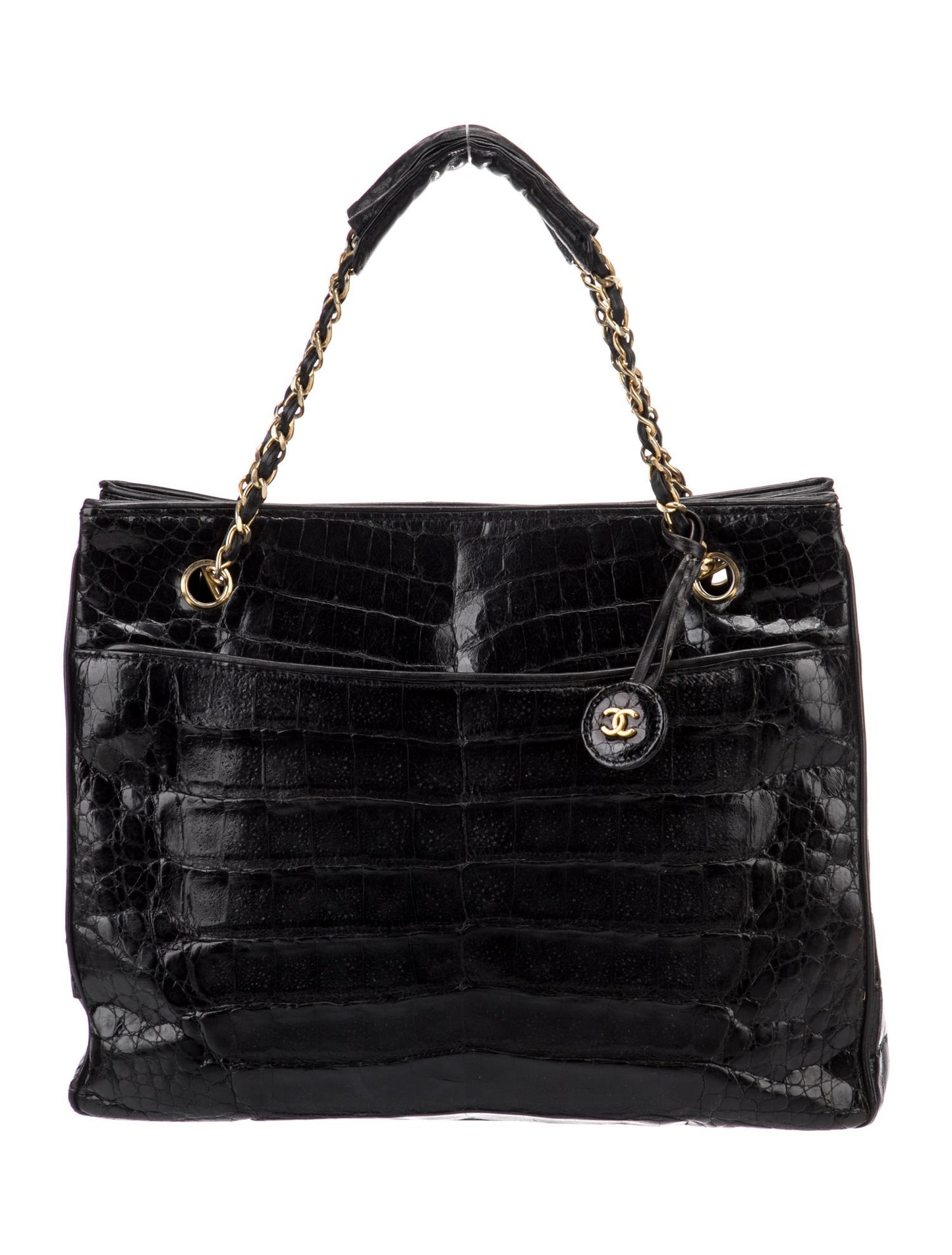Chanel Crocodile Chain Tote