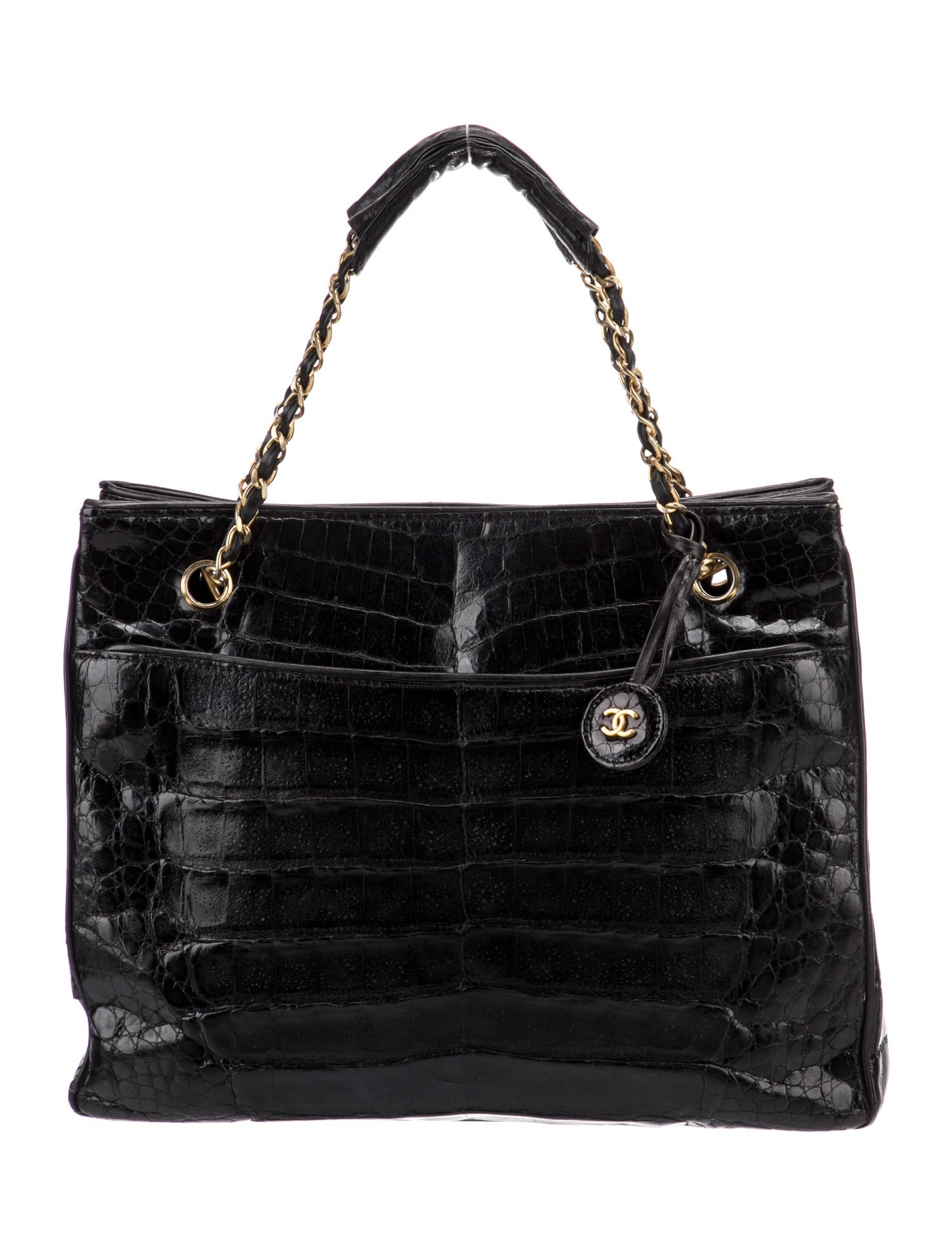 Chanel Crocodile Chain Tote