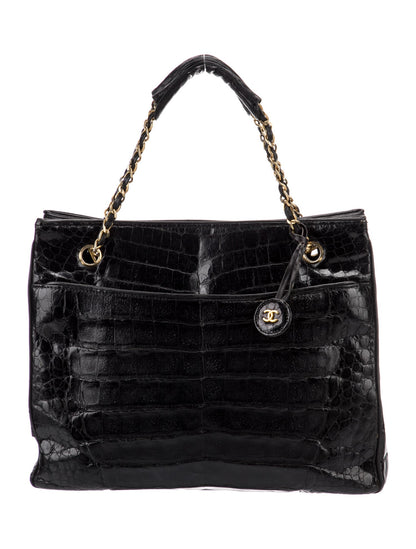 Chanel Crocodile Chain Tote