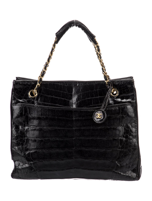 Chanel Crocodile Chain Tote