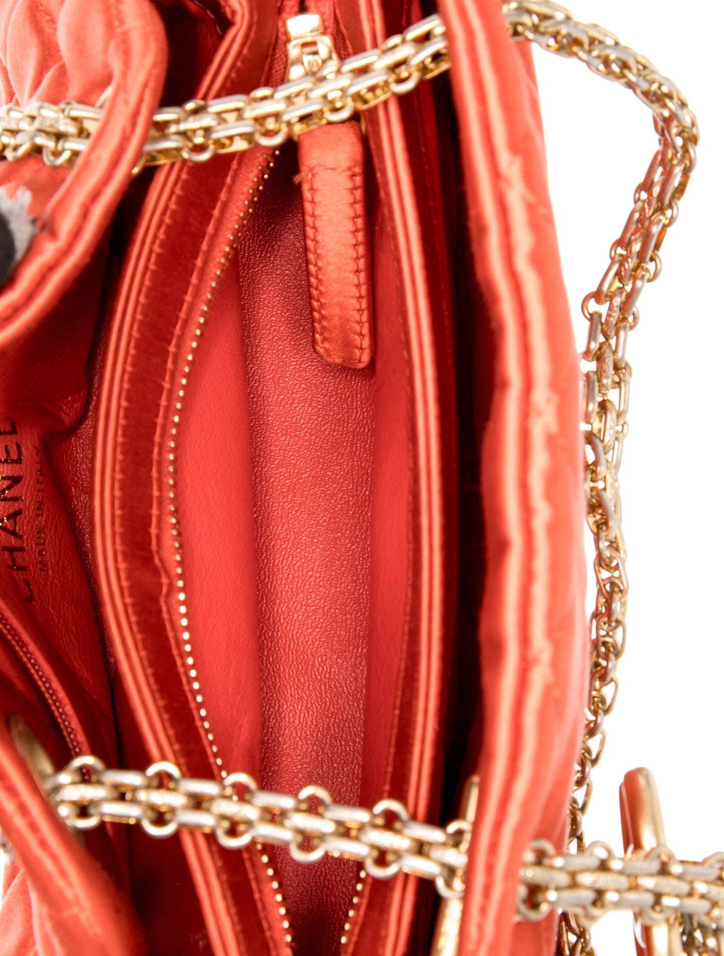 Chanel Quilted Satin Mini Just Mademoiselle Bowling Bag