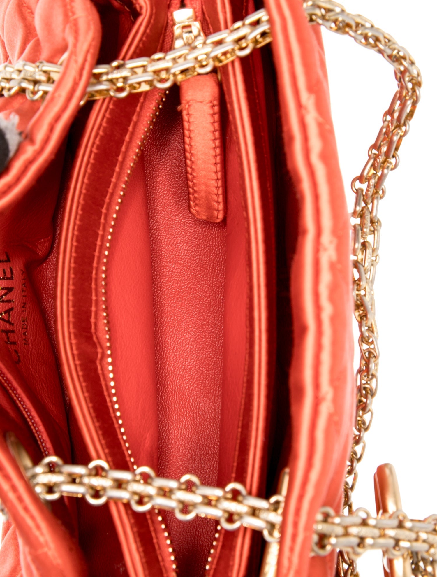Chanel Quilted Satin Mini Just Mademoiselle Bowling Bag