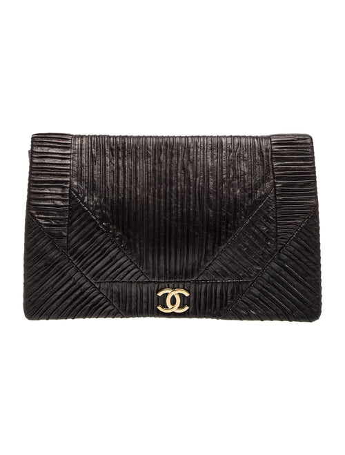 Chanel Coco Pleats Clutch