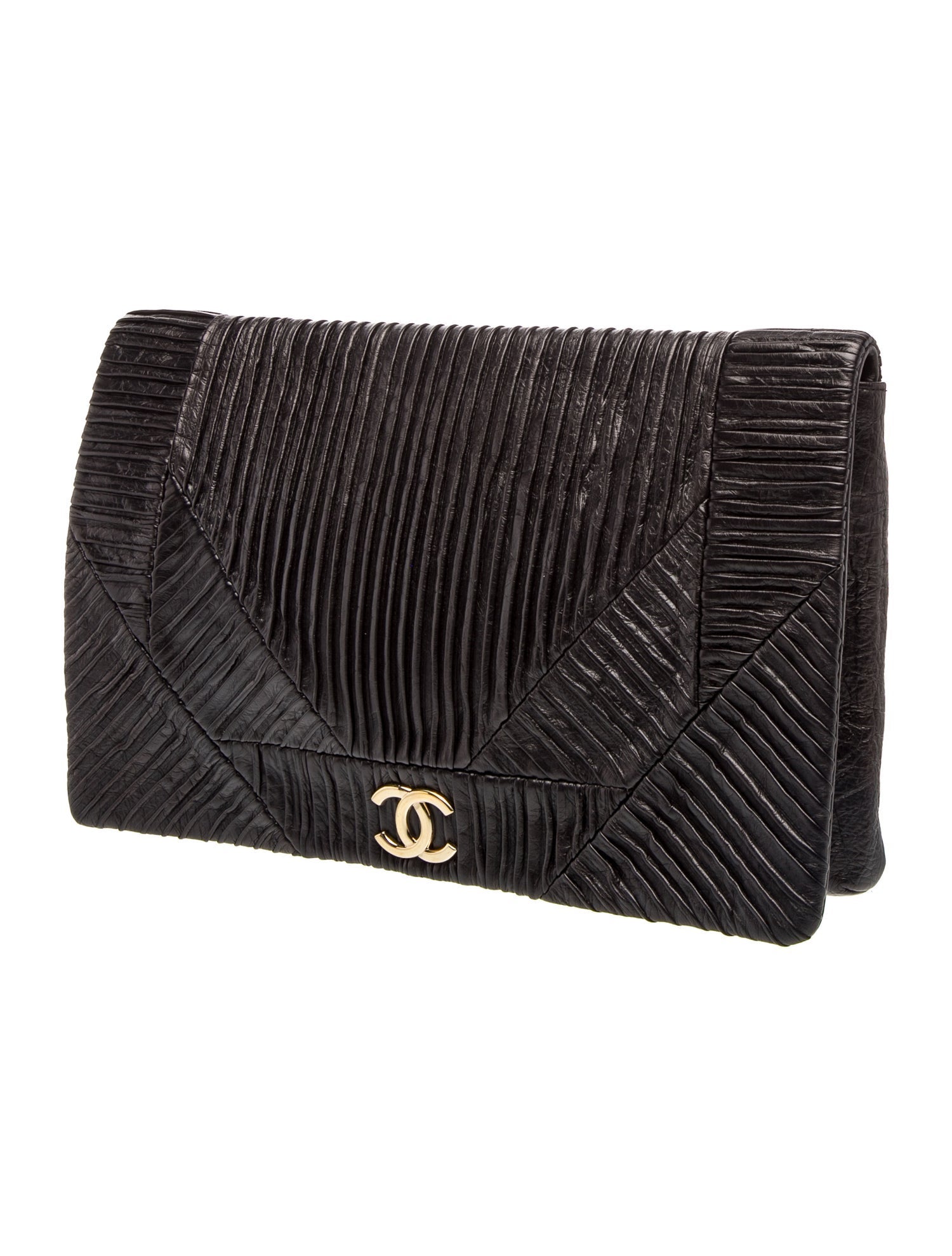 Chanel Coco Pleats Clutch