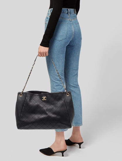 Chanel Supple Rock Shopping Tote