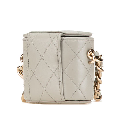 Chanel Mini Lambskin Elegant Chain Vanity Case