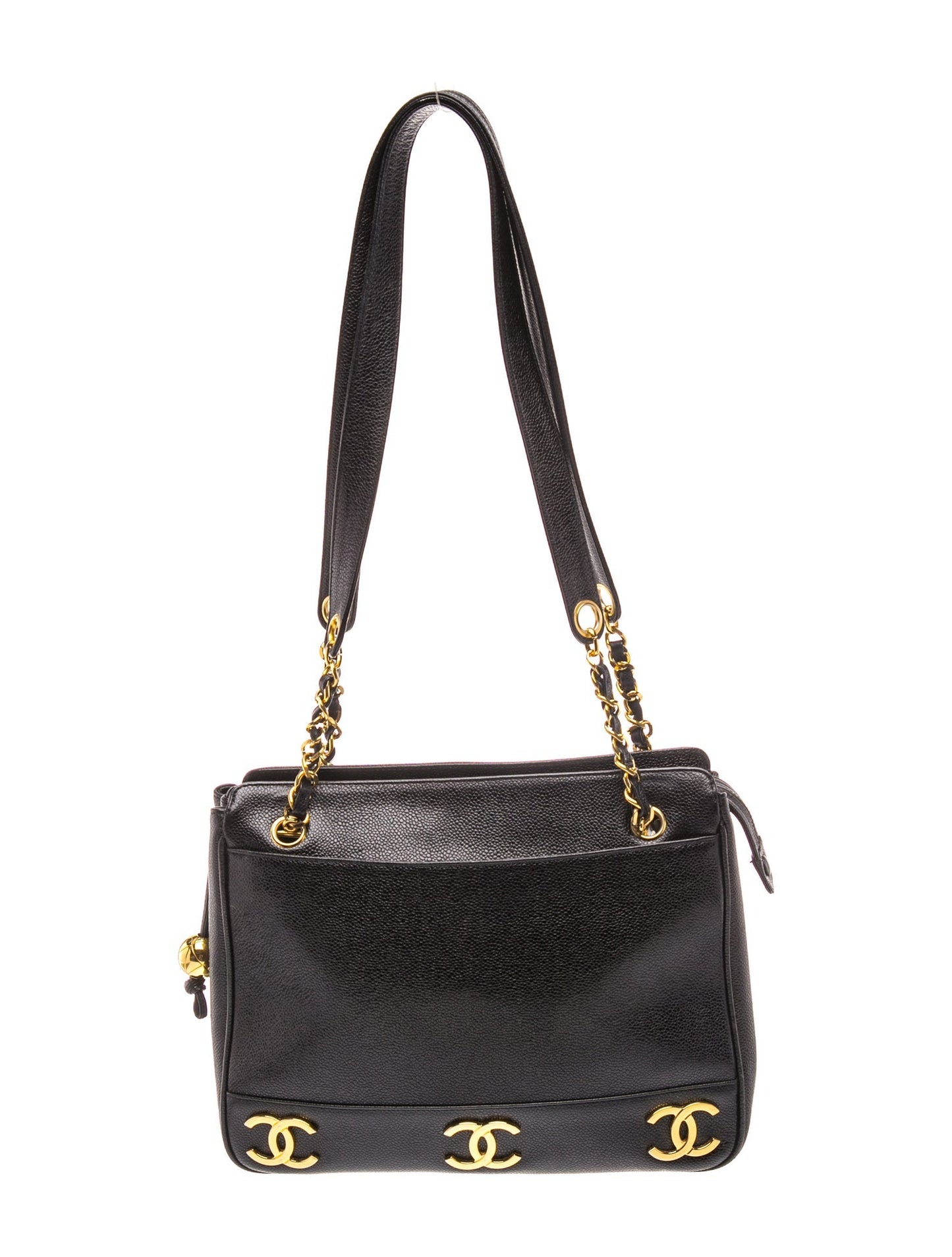 Chanel Caviar Triple CC Shoulder Bag