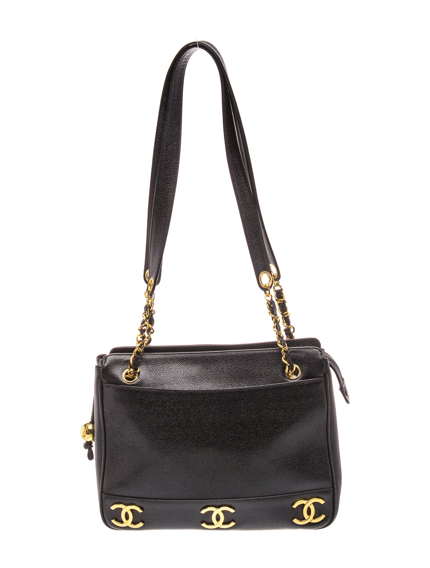 Chanel Caviar Triple CC Shoulder Bag