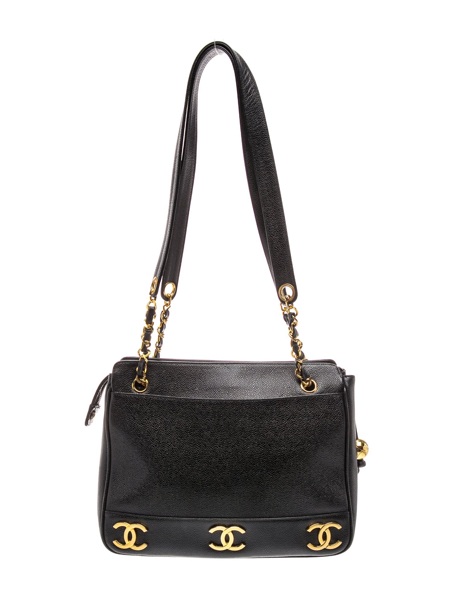 Chanel Caviar Triple CC Shoulder Bag