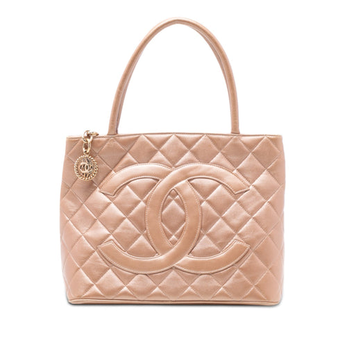 Chanel Lambskin Medallion Tote