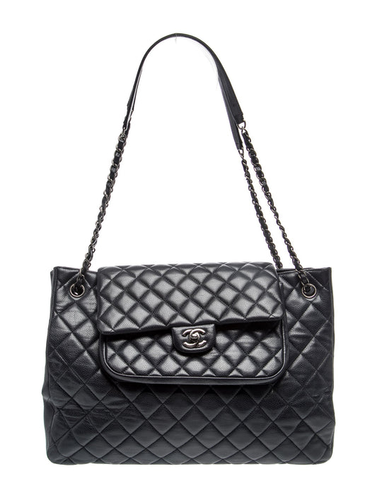 Chanel Paris-Edinburgh Quilted Flap Tote