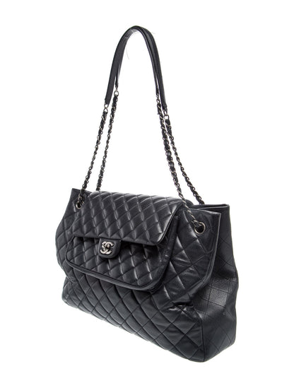 Chanel Paris-Edinburgh Quilted Flap Tote