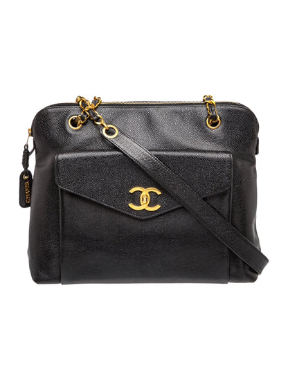 Chanel CC Front Pocket Chain Tote