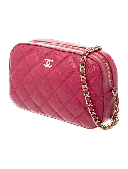 Chanel Caviar Quilted Camera Case