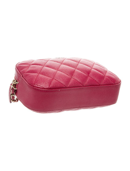Chanel Caviar Quilted Camera Case
