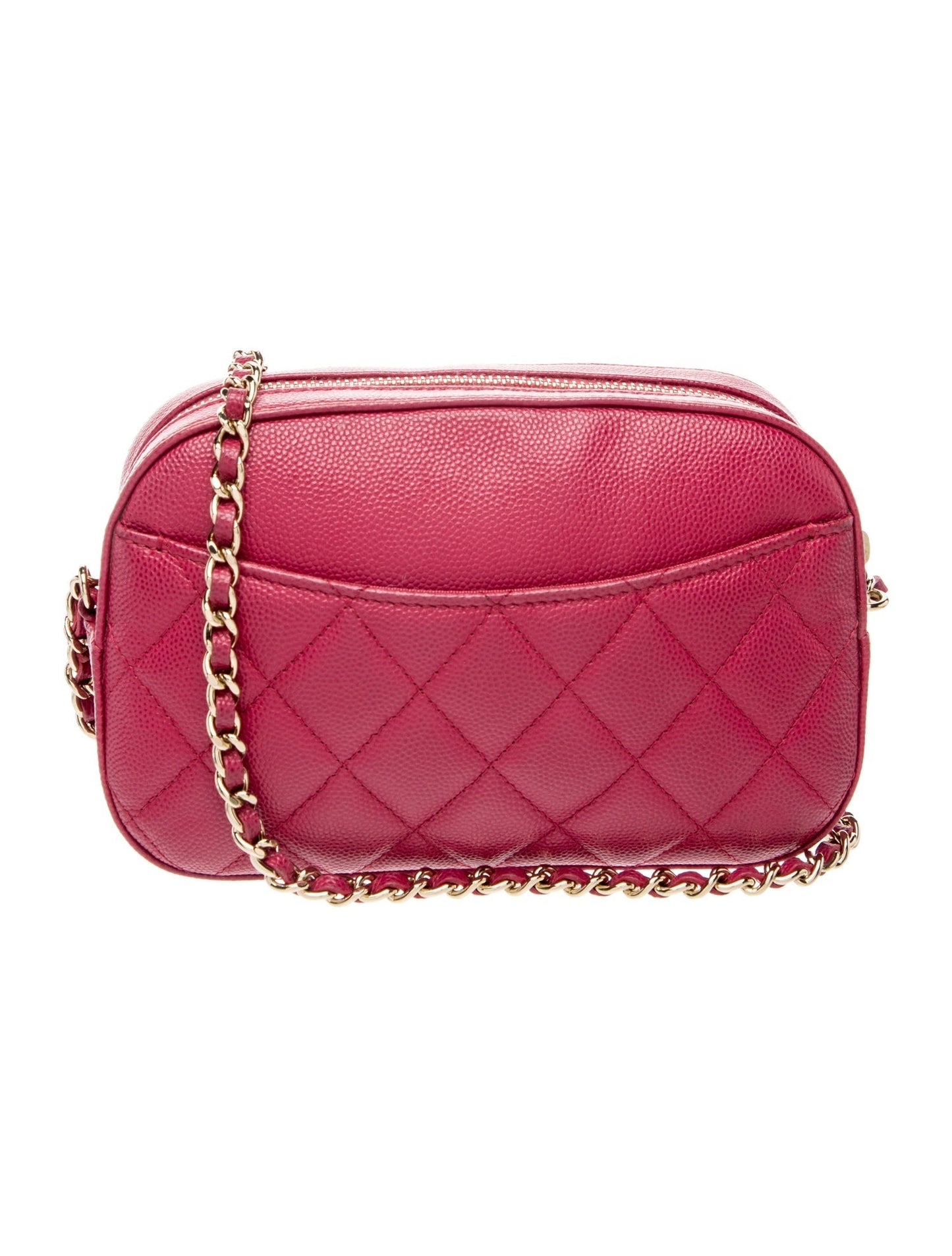 Chanel Caviar Quilted Camera Case