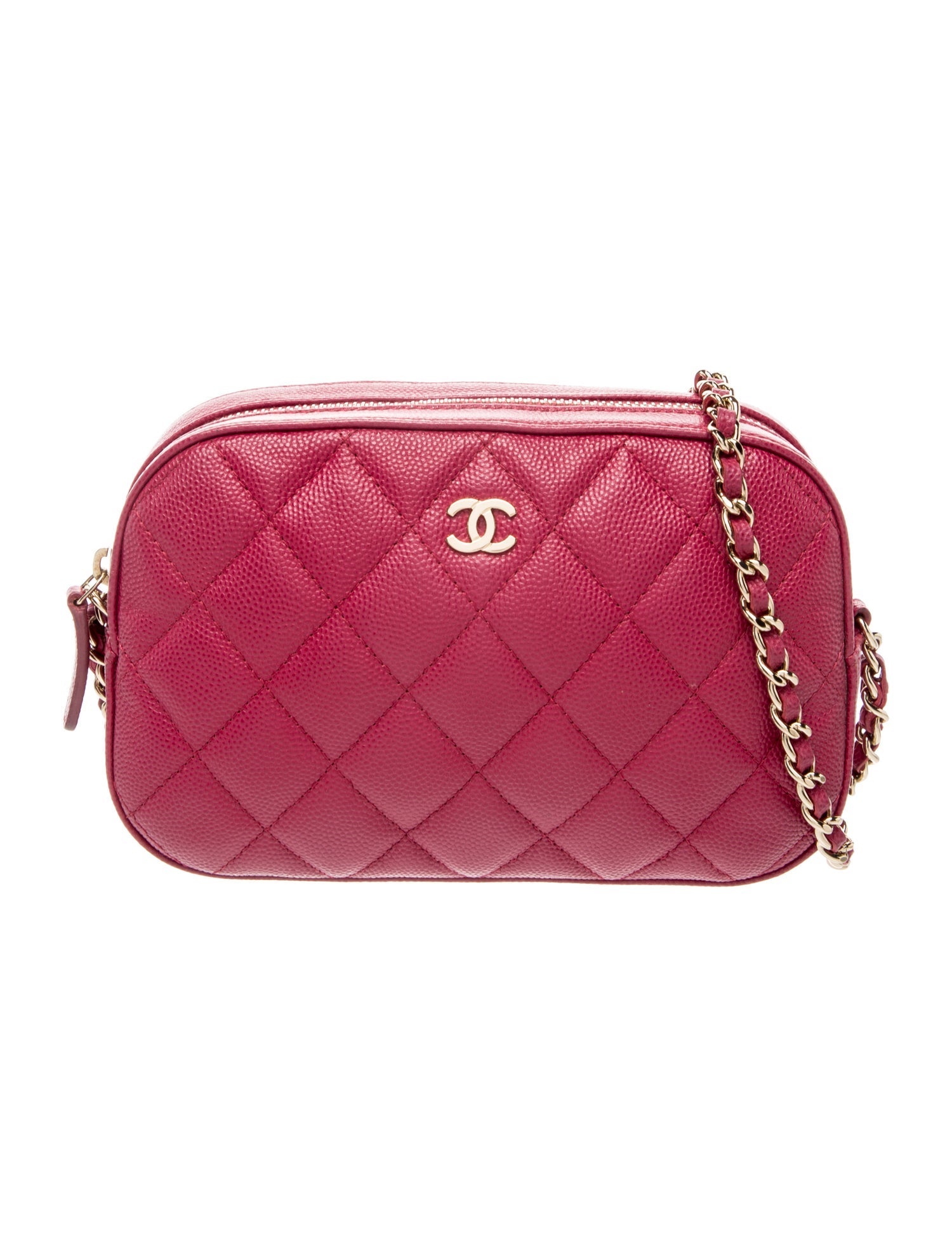 Chanel Caviar Quilted Camera Case