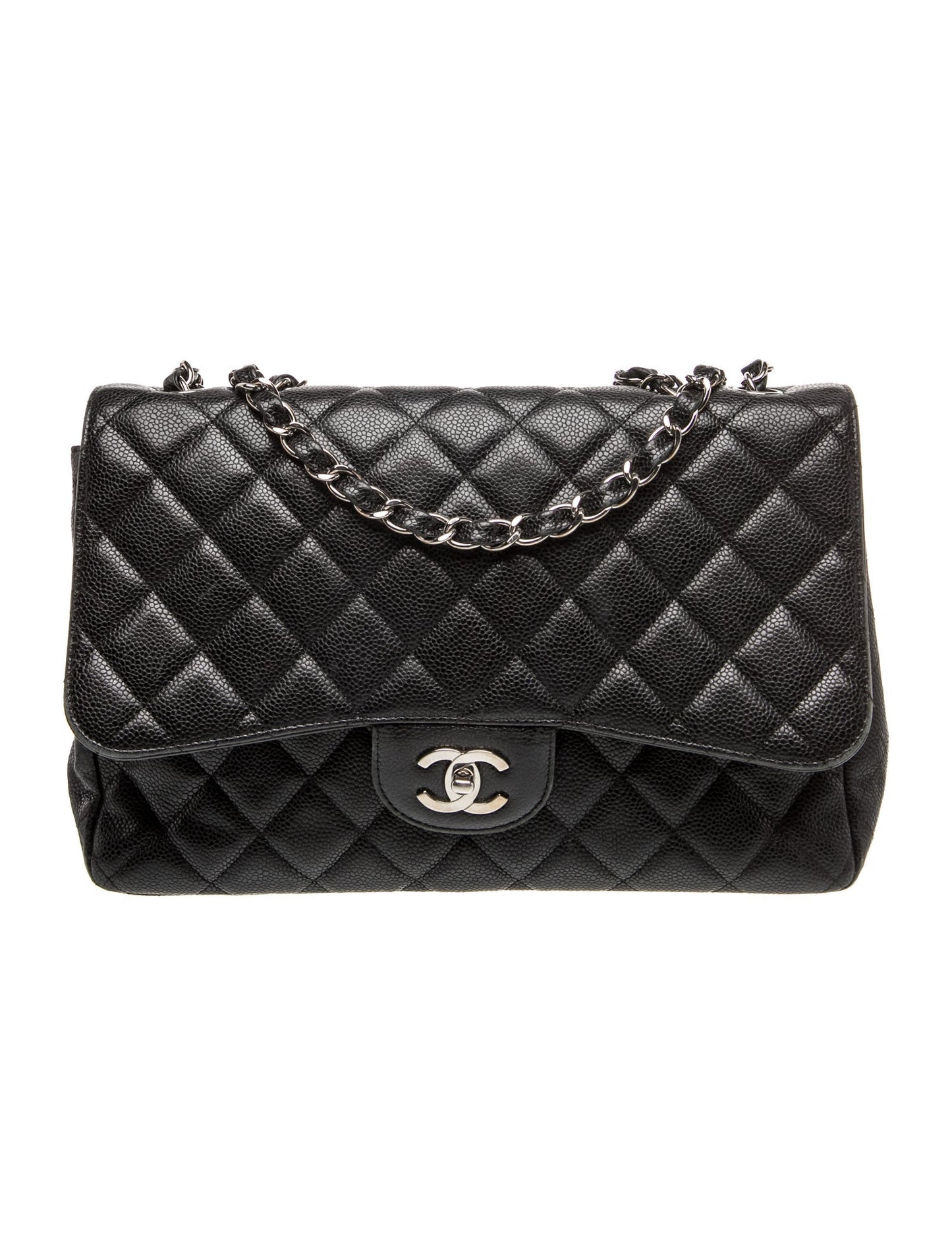 Chanel Caviar Classic Jumbo Single Flap Bag