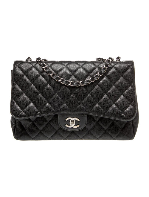 Chanel Caviar Classic Jumbo Single Flap Bag
