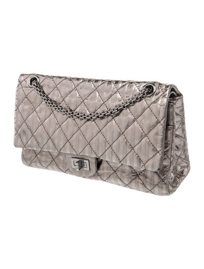 Chanel Stripe Reissue 227 Double Flap Bag
