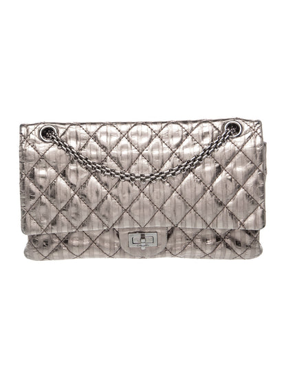 Chanel Stripe Reissue 227 Double Flap Bag