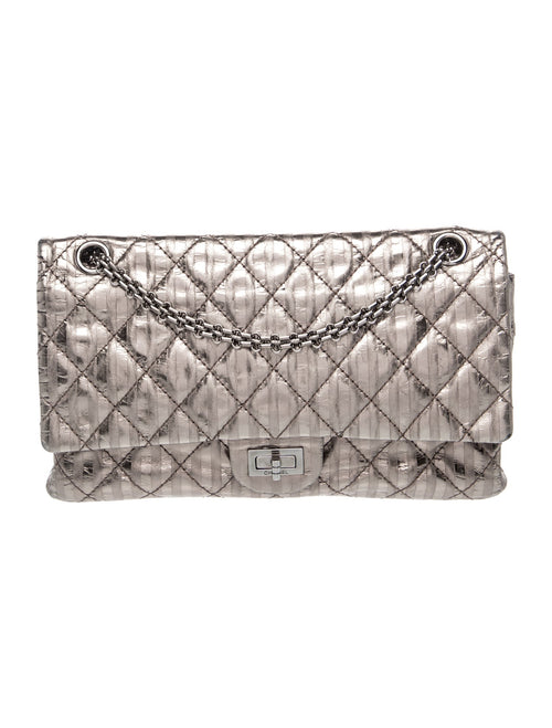 Chanel Stripe Reissue 227 Double Flap Bag